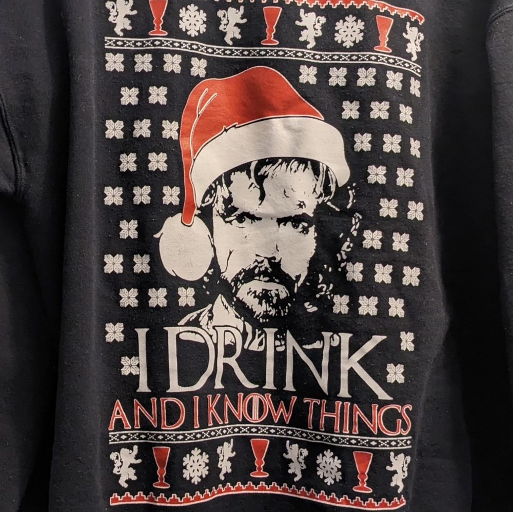 Game Of Thrones "I Drink & I Know Things" Crew Ne… - image 2